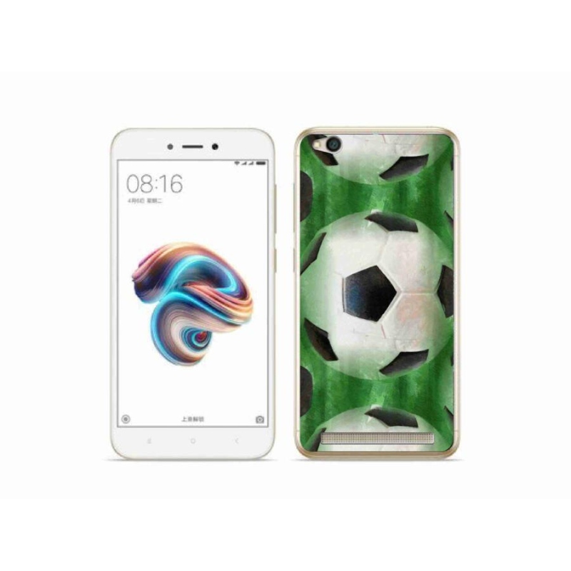 Gelový kryt mmCase na mobil Xiaomi Redmi 5A - fotbalový míč