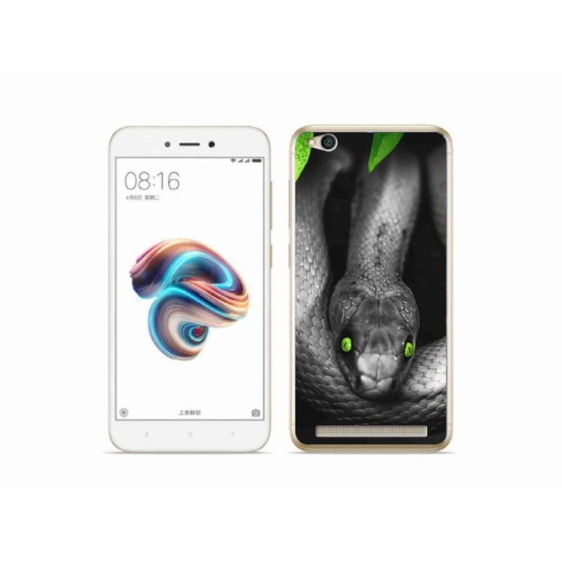 Gelový kryt mmCase na mobil Xiaomi Redmi 5A - had