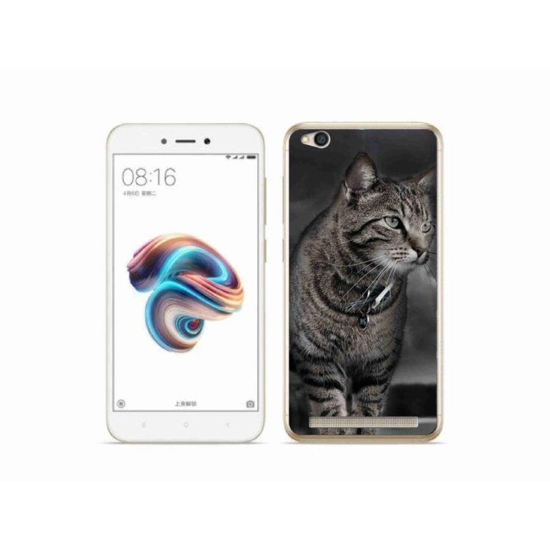 Gelový kryt mmCase na mobil Xiaomi Redmi 5A - kočka