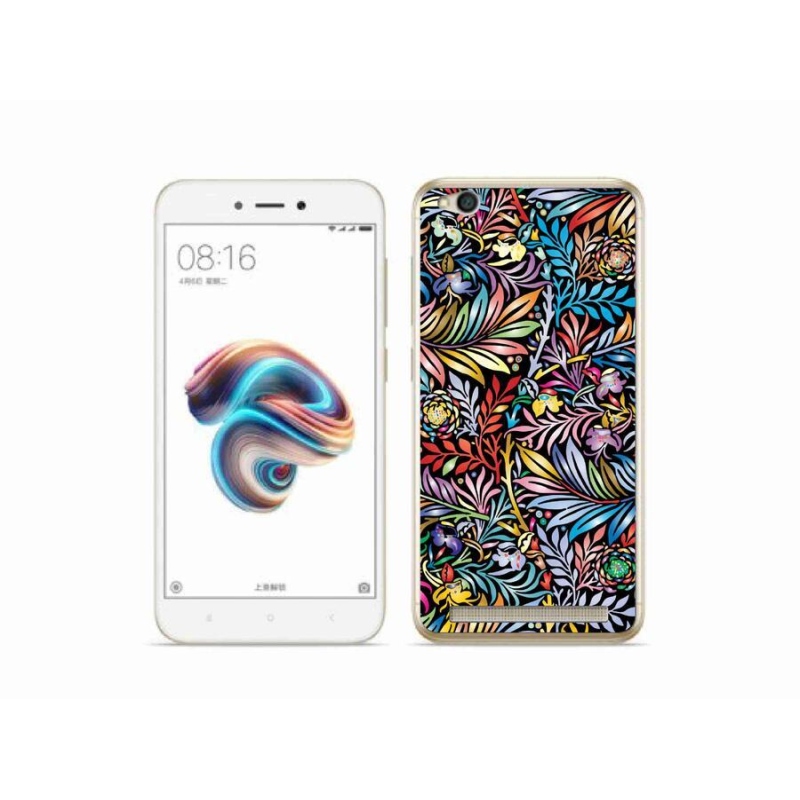 Gelový kryt mmCase na mobil Xiaomi Redmi 5A - květiny 5