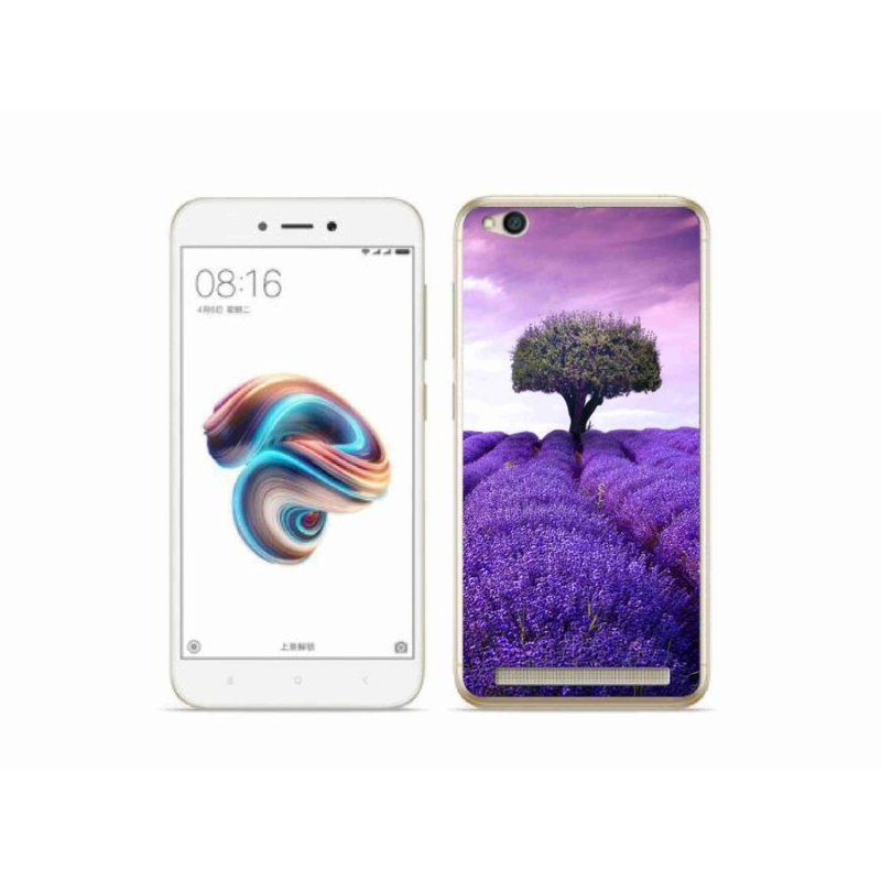 Gelový kryt mmCase na mobil Xiaomi Redmi 5A - levandulová louka