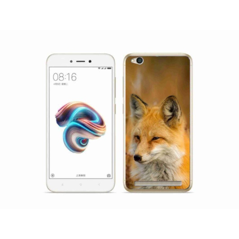 Gelový kryt mmCase na mobil Xiaomi Redmi 5A - liška