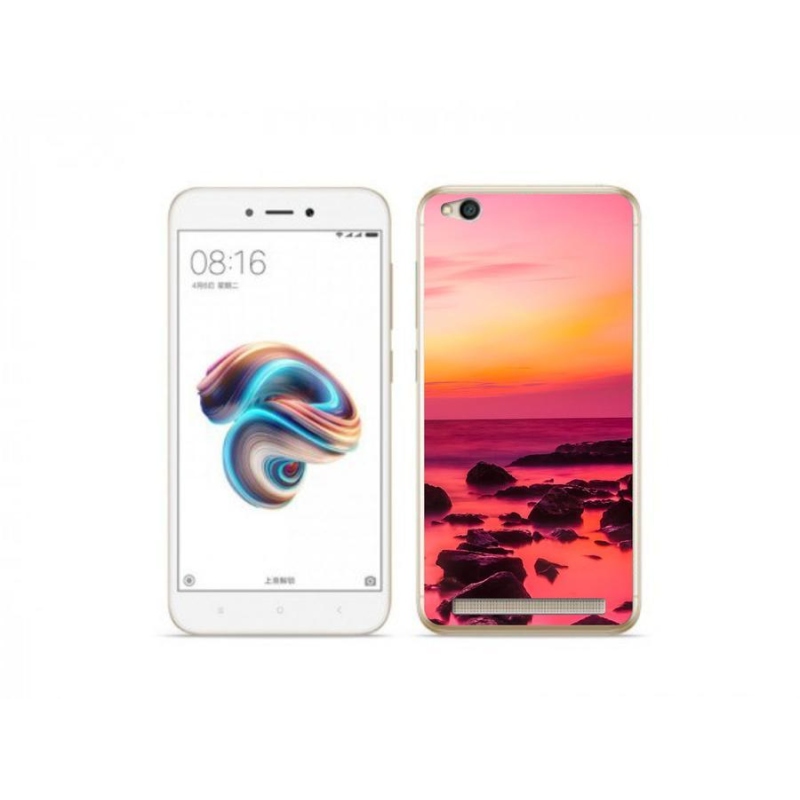 Gelový kryt mmCase na mobil Xiaomi Redmi 5A - moře a záře