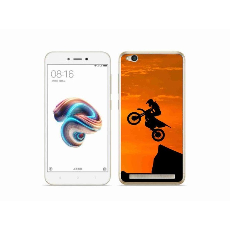 Gelový kryt mmCase na mobil Xiaomi Redmi 5A - motocross