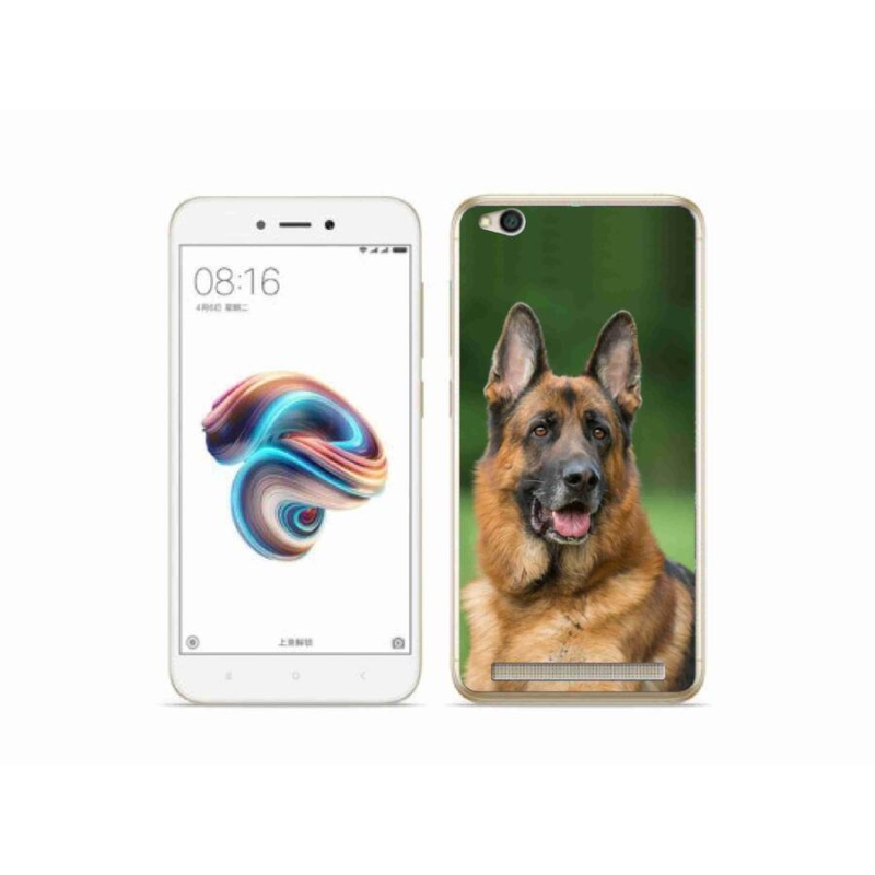Gelový kryt mmCase na mobil Xiaomi Redmi 5A - německý ovčák