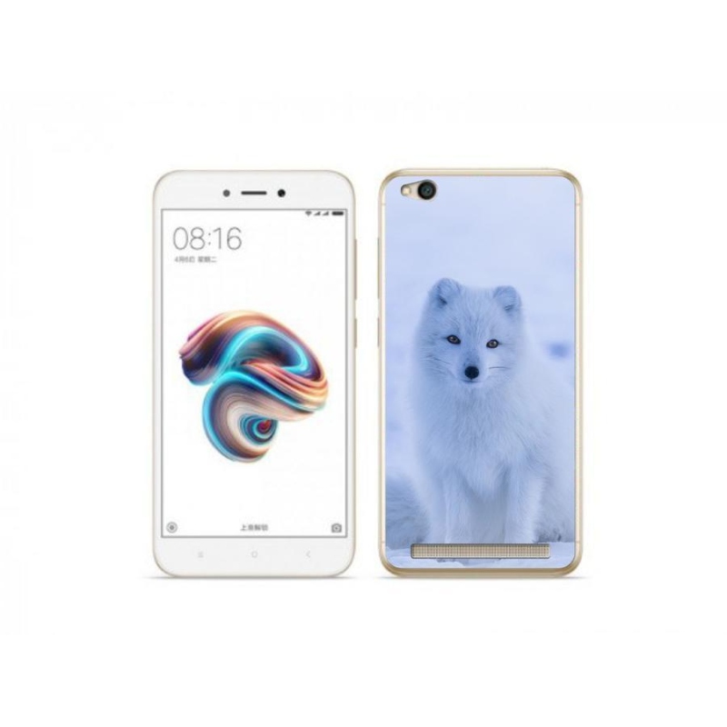 Gelový kryt mmCase na mobil Xiaomi Redmi 5A - polární liška