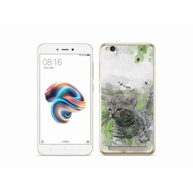 Gelový kryt mmCase na mobil Xiaomi Redmi 5A - roztomilé kotě 1