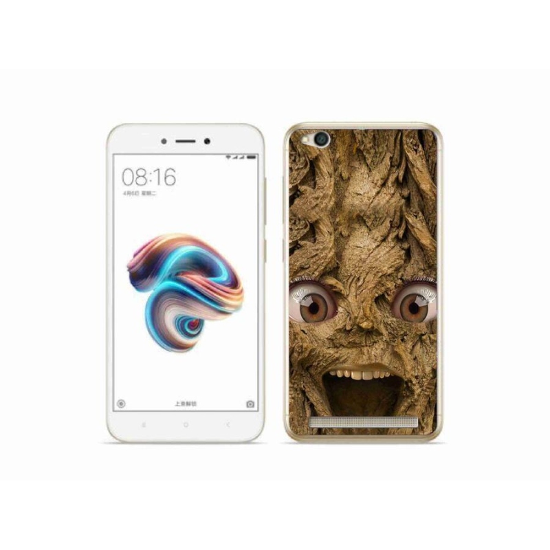 Gelový kryt mmCase na mobil Xiaomi Redmi 5A - veselý strom s očima