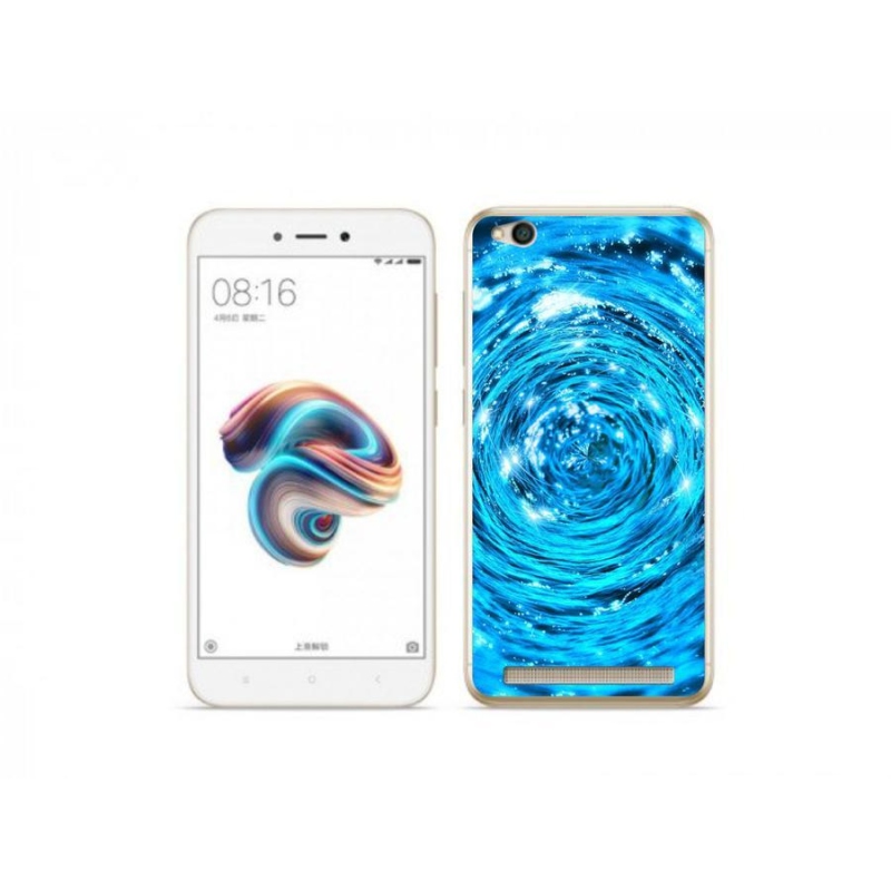 Gelový kryt mmCase na mobil Xiaomi Redmi 5A - vodní vír