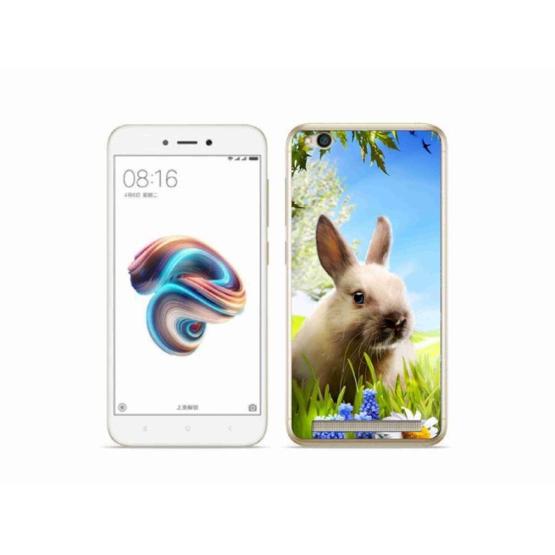 Gelový kryt mmCase na mobil Xiaomi Redmi 5A - zajíček