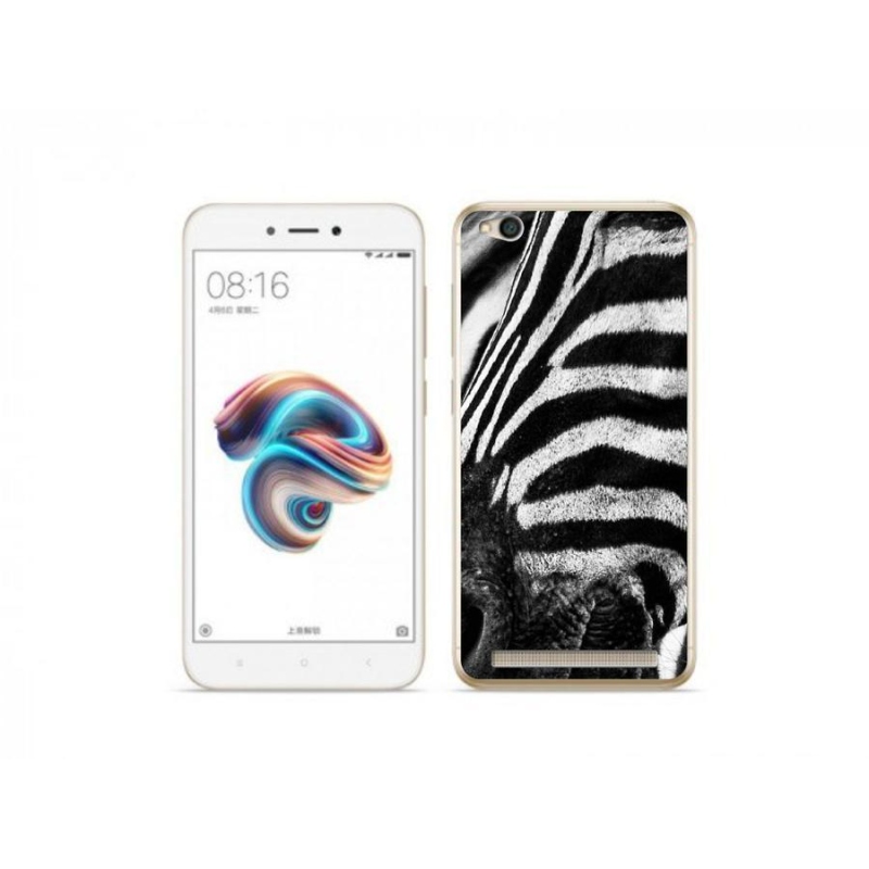 Gelový kryt mmCase na mobil Xiaomi Redmi 5A - zebra