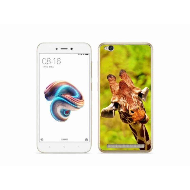 Gelový kryt mmCase na mobil Xiaomi Redmi 5A - žirafa