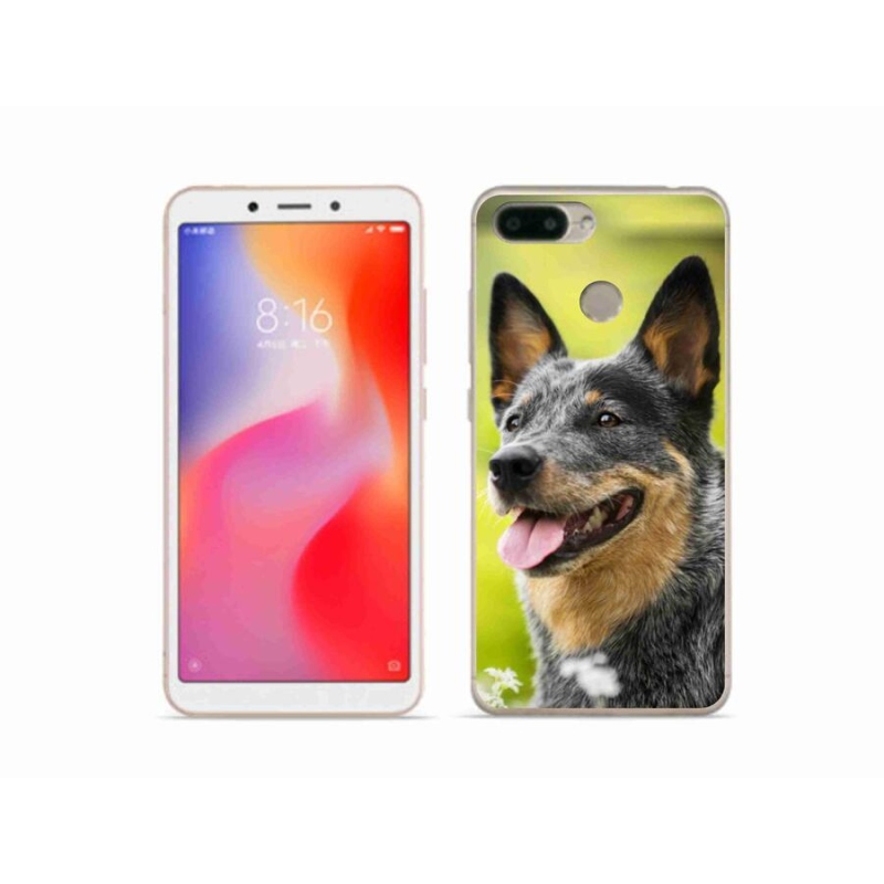 Gelový kryt mmCase na mobil Xiaomi Redmi 6 - australský honácký pes