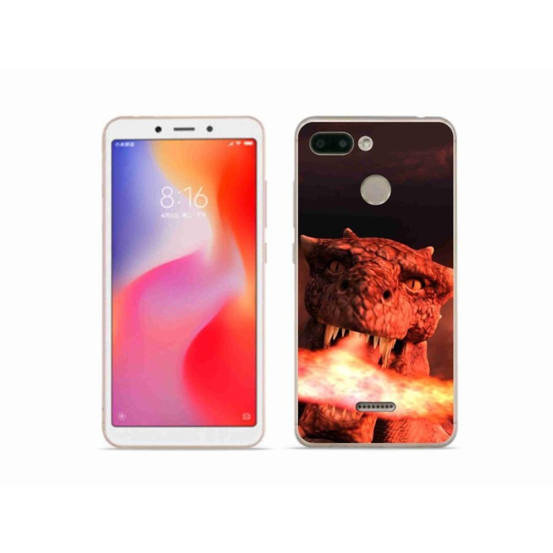 Gelový kryt mmCase na mobil Xiaomi Redmi 6 - drak