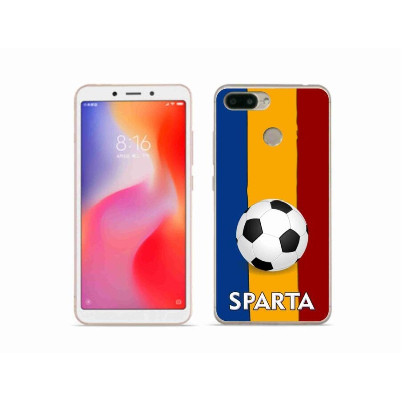 Gelový kryt mmCase na mobil Xiaomi Redmi 6 - fotbal 1