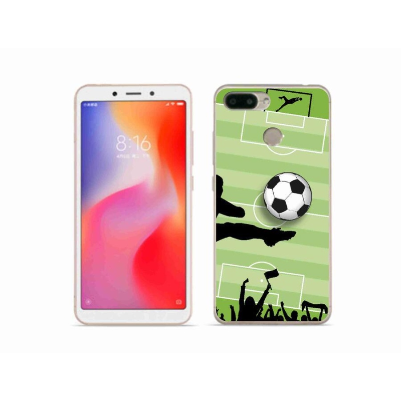 Gelový kryt mmCase na mobil Xiaomi Redmi 6 - fotbal 3