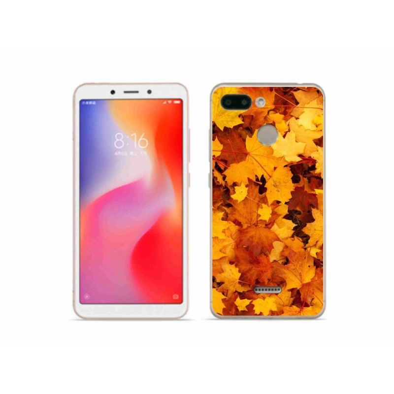 Gelový kryt mmCase na mobil Xiaomi Redmi 6 - javorové listy