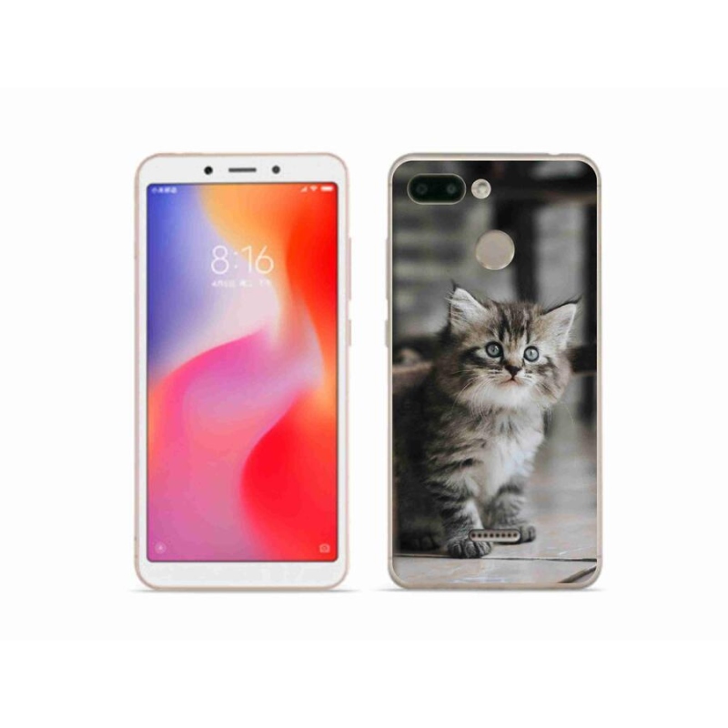 Gelový kryt mmCase na mobil Xiaomi Redmi 6 - koťátko