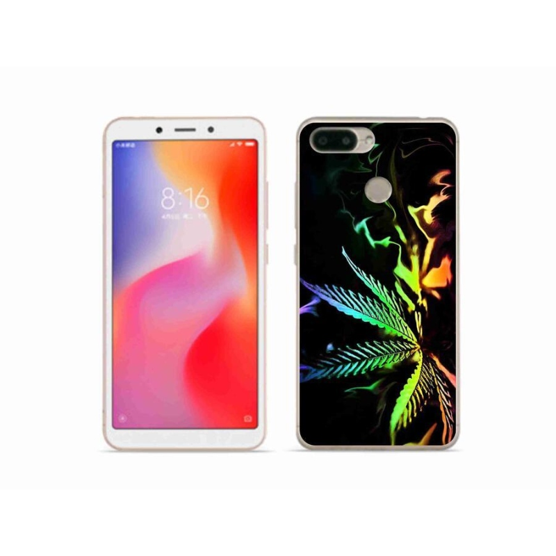 Gelový kryt mmCase na mobil Xiaomi Redmi 6 - konopí 2