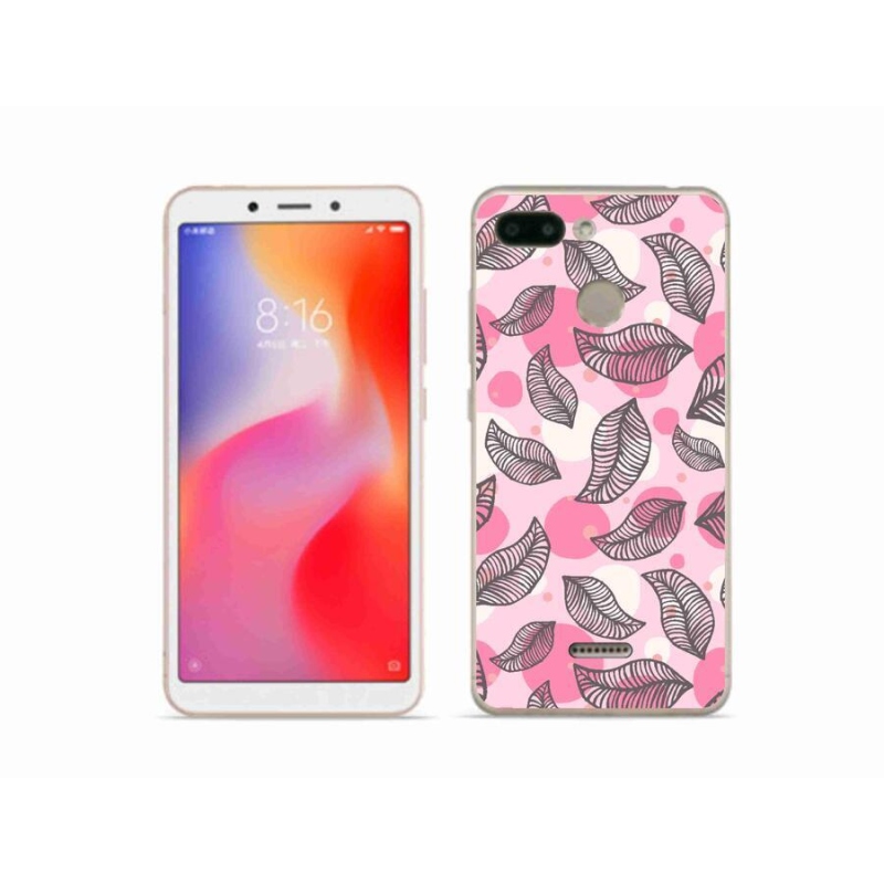 Gelový kryt mmCase na mobil Xiaomi Redmi 6 - kreslené padající listy