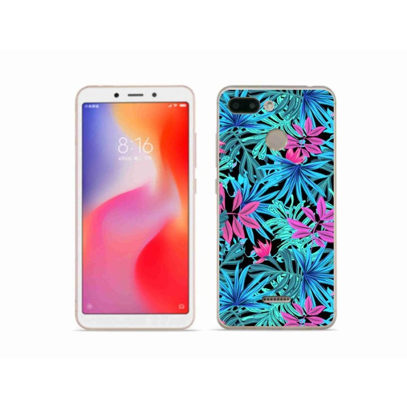 Gelový kryt mmCase na mobil Xiaomi Redmi 6 - květiny 3