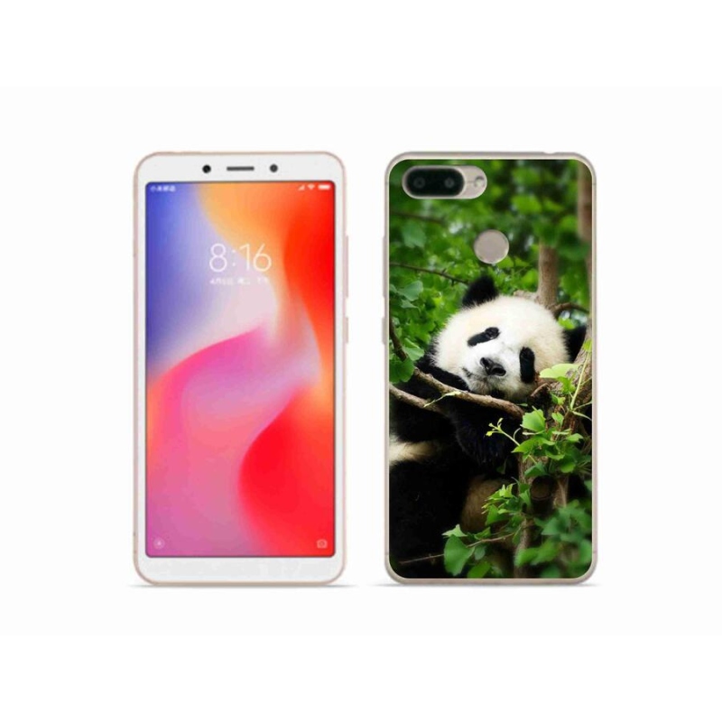 Gelový kryt mmCase na mobil Xiaomi Redmi 6 - panda