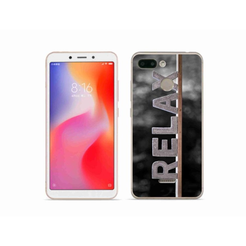 Gelový kryt mmCase na mobil Xiaomi Redmi 6 - relax 1