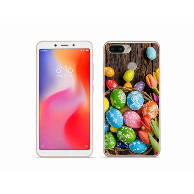 Gelový kryt mmCase na mobil Xiaomi Redmi 6 - velikonoční vajíčka
