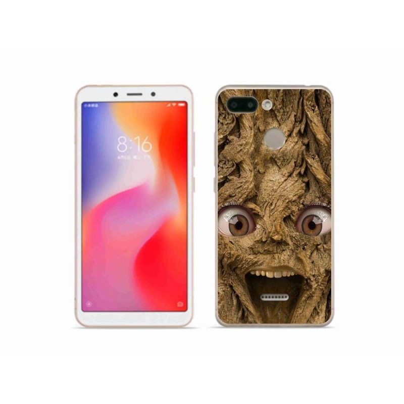 Gelový kryt mmCase na mobil Xiaomi Redmi 6 - veselý strom s očima