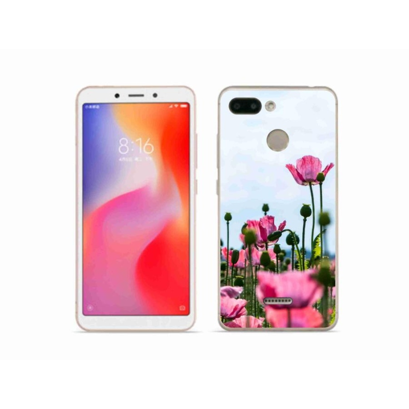 Gelový kryt mmCase na mobil Xiaomi Redmi 6 - vlčí mák