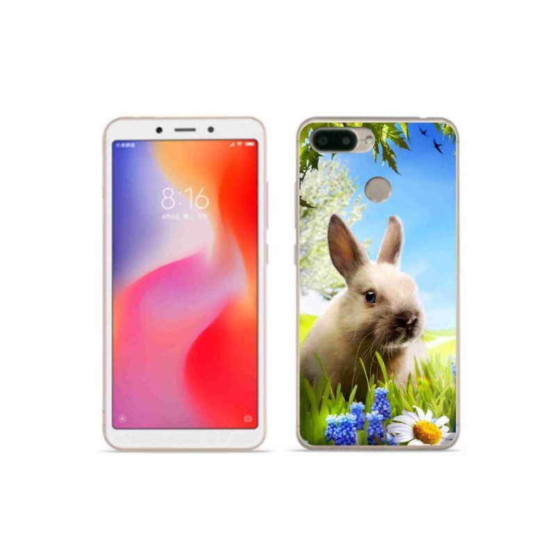 Gelový kryt mmCase na mobil Xiaomi Redmi 6 - zajíček