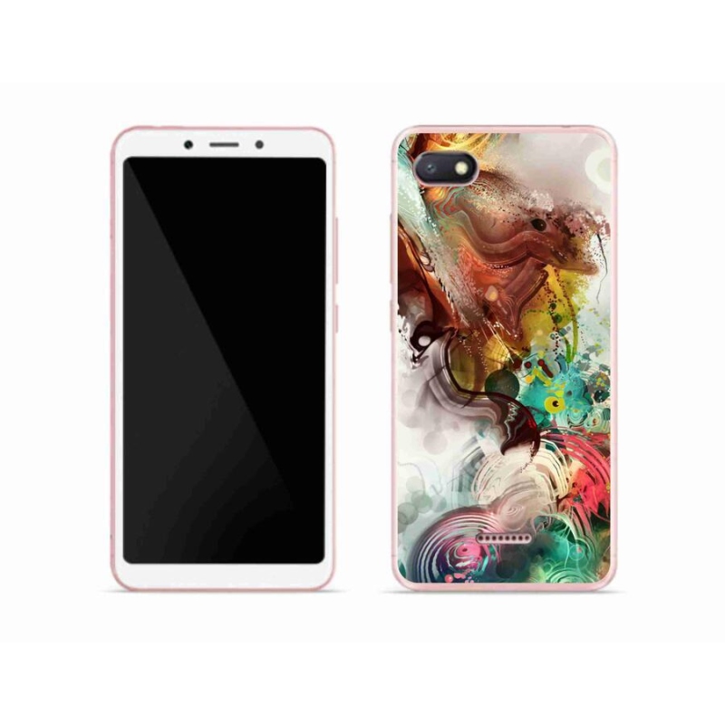 Gelový kryt mmCase na mobil Xiaomi Redmi 6A - abstrakt 1