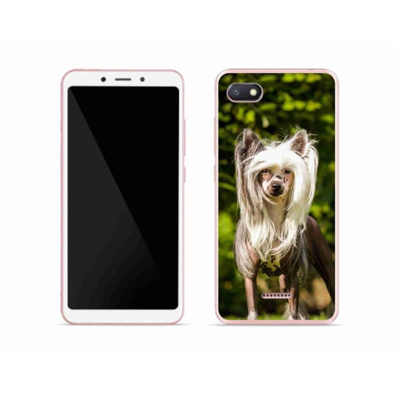 Gelový kryt mmCase na mobil Xiaomi Redmi 6A - čínský chocholatý pes