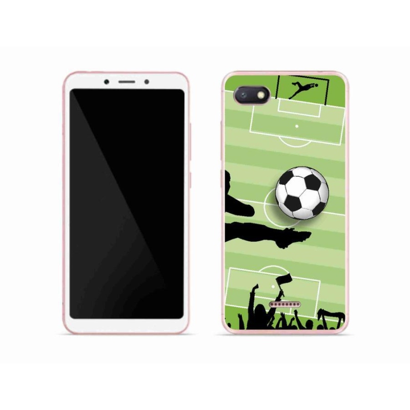 Gelový kryt mmCase na mobil Xiaomi Redmi 6A - fotbal 3