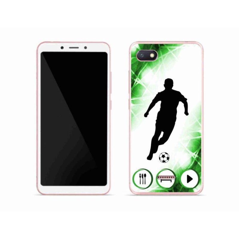 Gelový kryt mmCase na mobil Xiaomi Redmi 6A - fotbalista