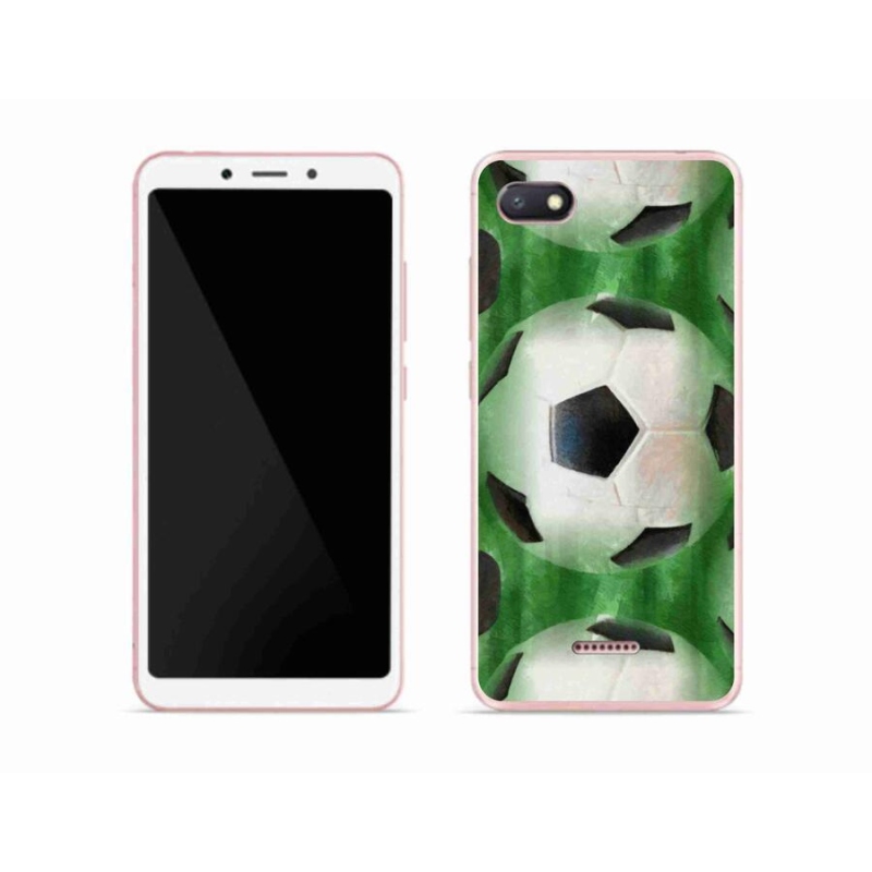 Gelový kryt mmCase na mobil Xiaomi Redmi 6A - fotbalový míč