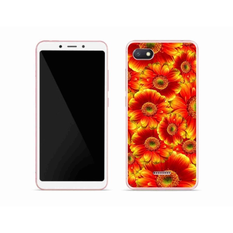 Gelový kryt mmCase na mobil Xiaomi Redmi 6A - gerbera 1