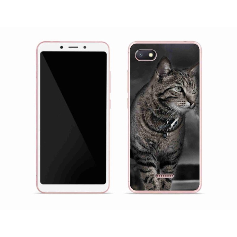 Gelový kryt mmCase na mobil Xiaomi Redmi 6A - kočka
