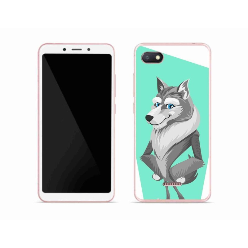 Gelový kryt mmCase na mobil Xiaomi Redmi 6A - kreslený vlk
