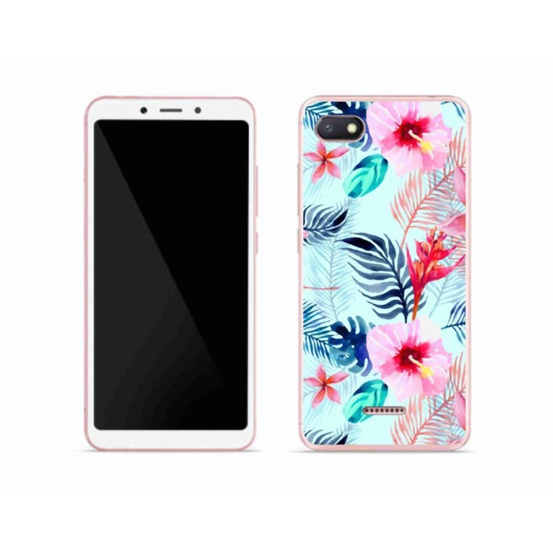 Gelový kryt mmCase na mobil Xiaomi Redmi 6A - květiny