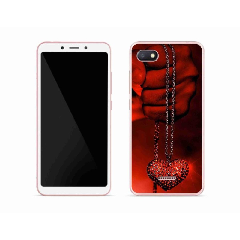 Gelový kryt mmCase na mobil Xiaomi Redmi 6A - náhrdelník