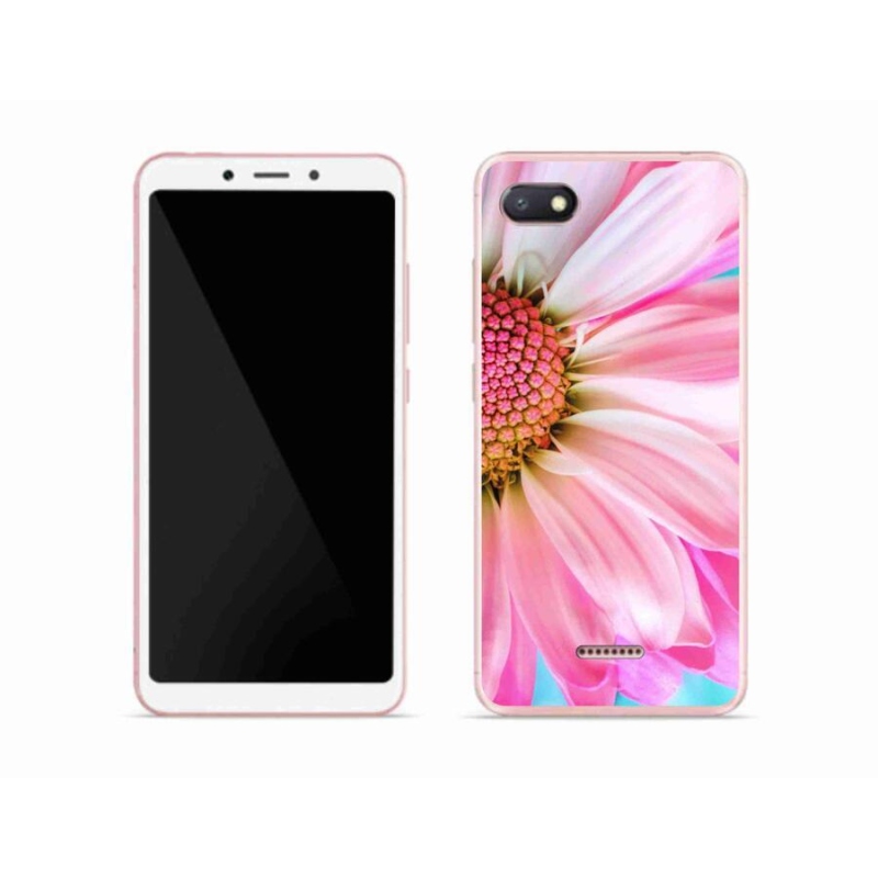 Gelový kryt mmCase na mobil Xiaomi Redmi 6A - růžová květina