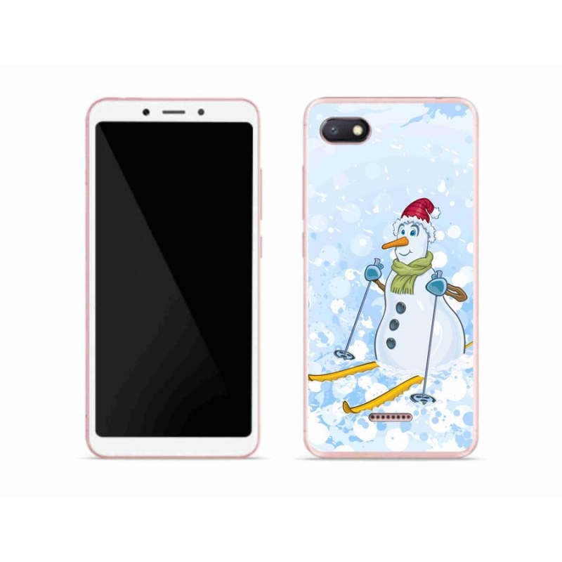 Gelový kryt mmCase na mobil Xiaomi Redmi 6A - sněhulák