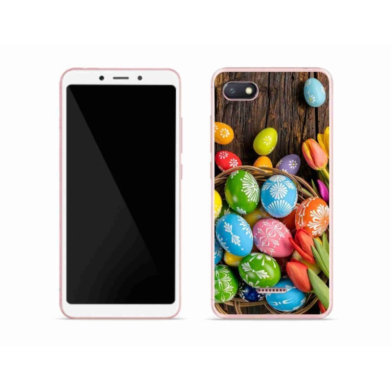 Gelový kryt mmCase na mobil Xiaomi Redmi 6A - velikonoční vajíčka