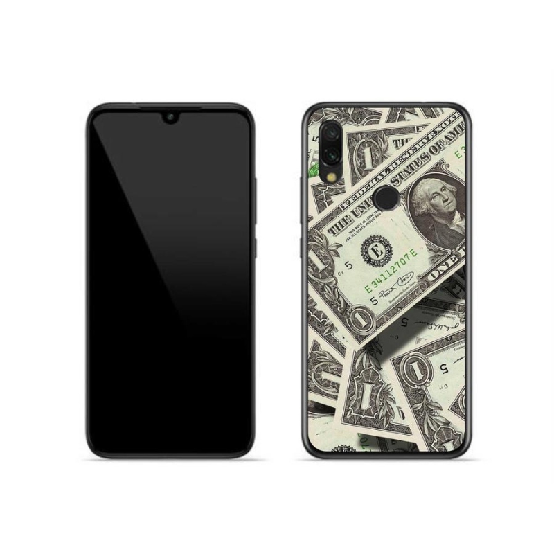 Gelový kryt mmCase na mobil Xiaomi Redmi 7 - americký dolar