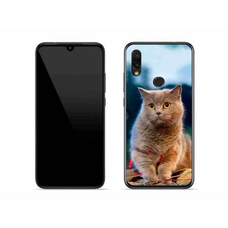 Gelový kryt mmCase na mobil Xiaomi Redmi 7 - britská modrá 2