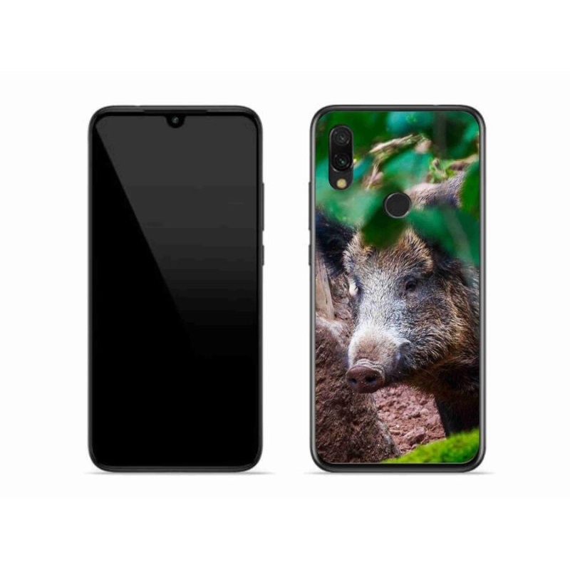 Gelový kryt mmCase na mobil Xiaomi Redmi 7 - divoké prase