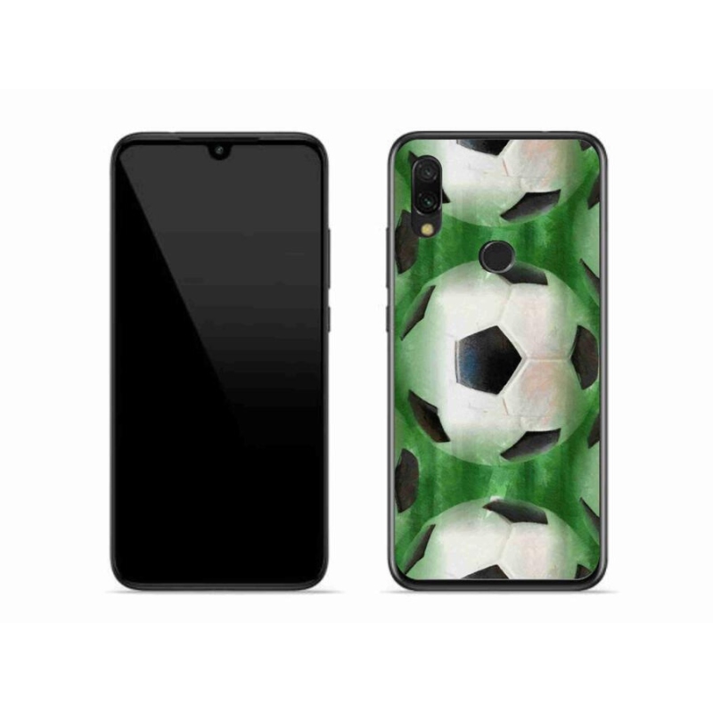 Gelový kryt mmCase na mobil Xiaomi Redmi 7 - fotbalový míč