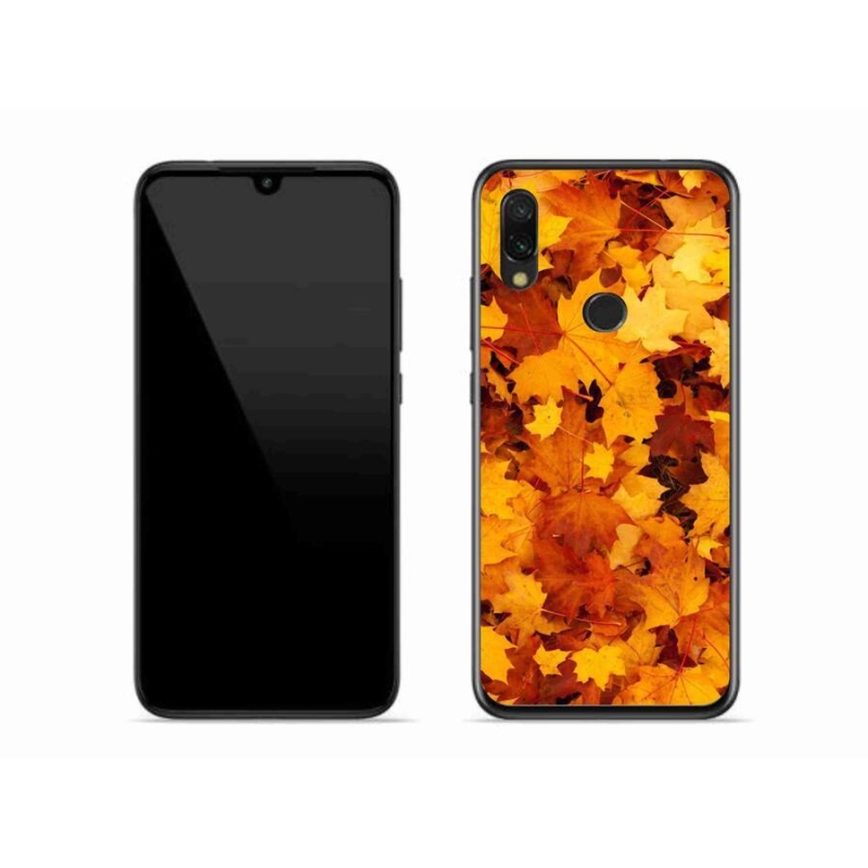 Gelový kryt mmCase na mobil Xiaomi Redmi 7 - javorové listy