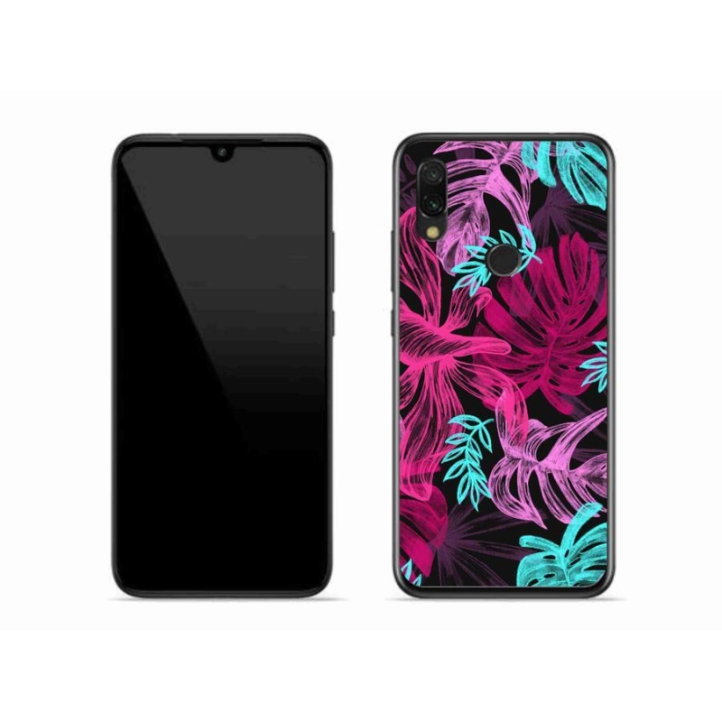 Gelový kryt mmCase na mobil Xiaomi Redmi 7 - květiny 1